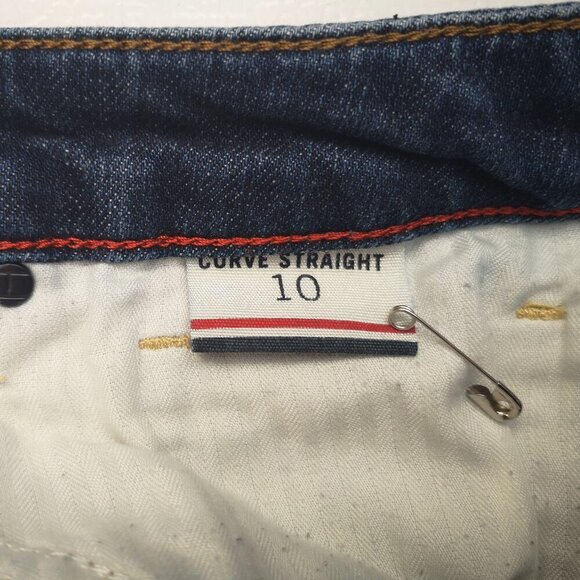 Tommy Hilfiger Ladies Size 10 Curve Straight Leg Medium Wash Blue Jeans - Picture 4 of 11